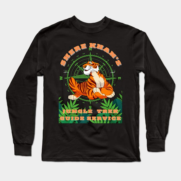 Shere Khan Jungle Guide Long Sleeve T-Shirt by The Tomorrowland Traveler